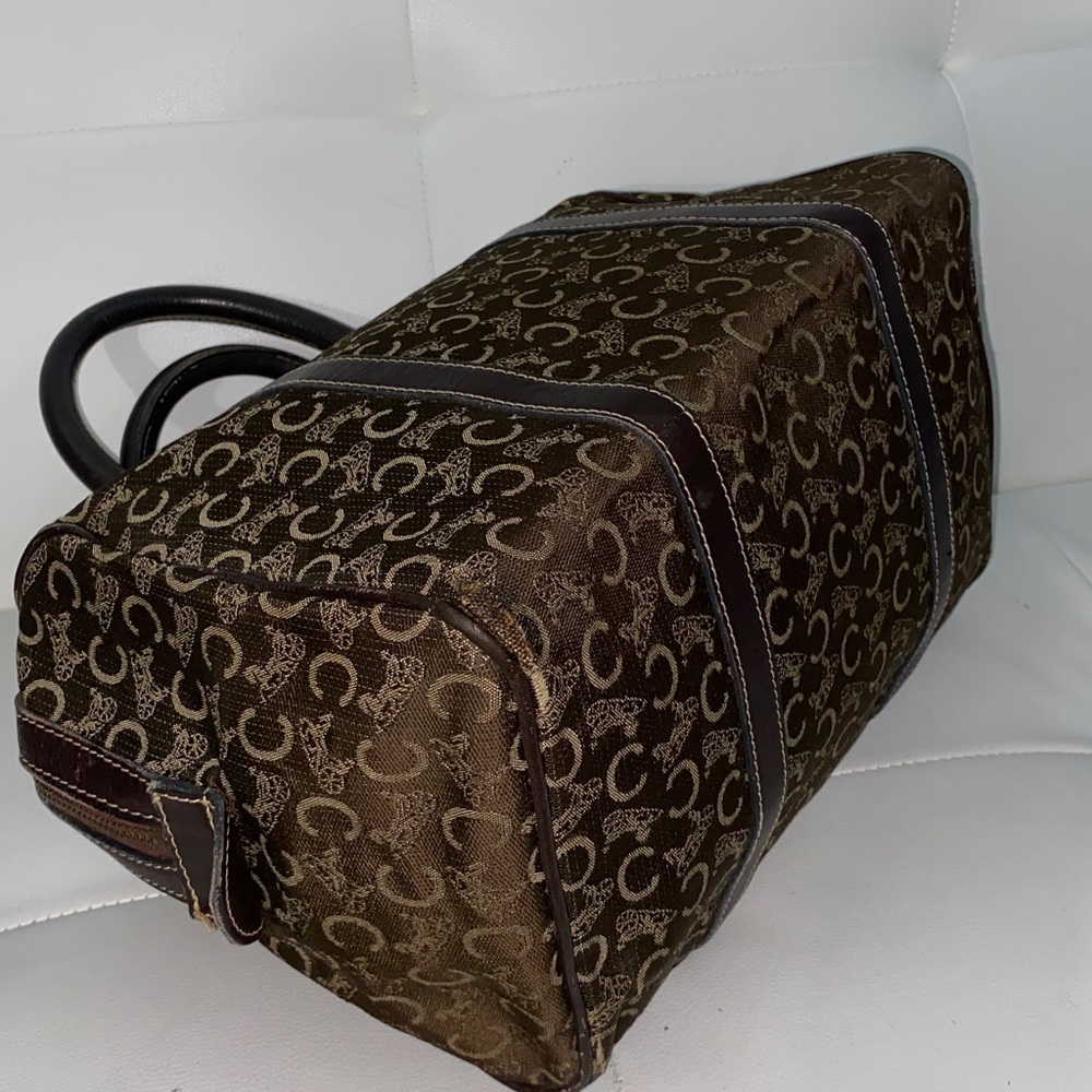 Authentic Rare CELINE Horse Carriage Boston Bag - Picture 11 of 16